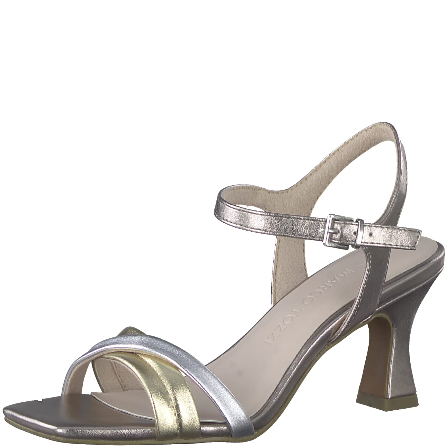 Marco Tozzi Women's Heeled Sandal, Rose Met Comb 1, 7 UK