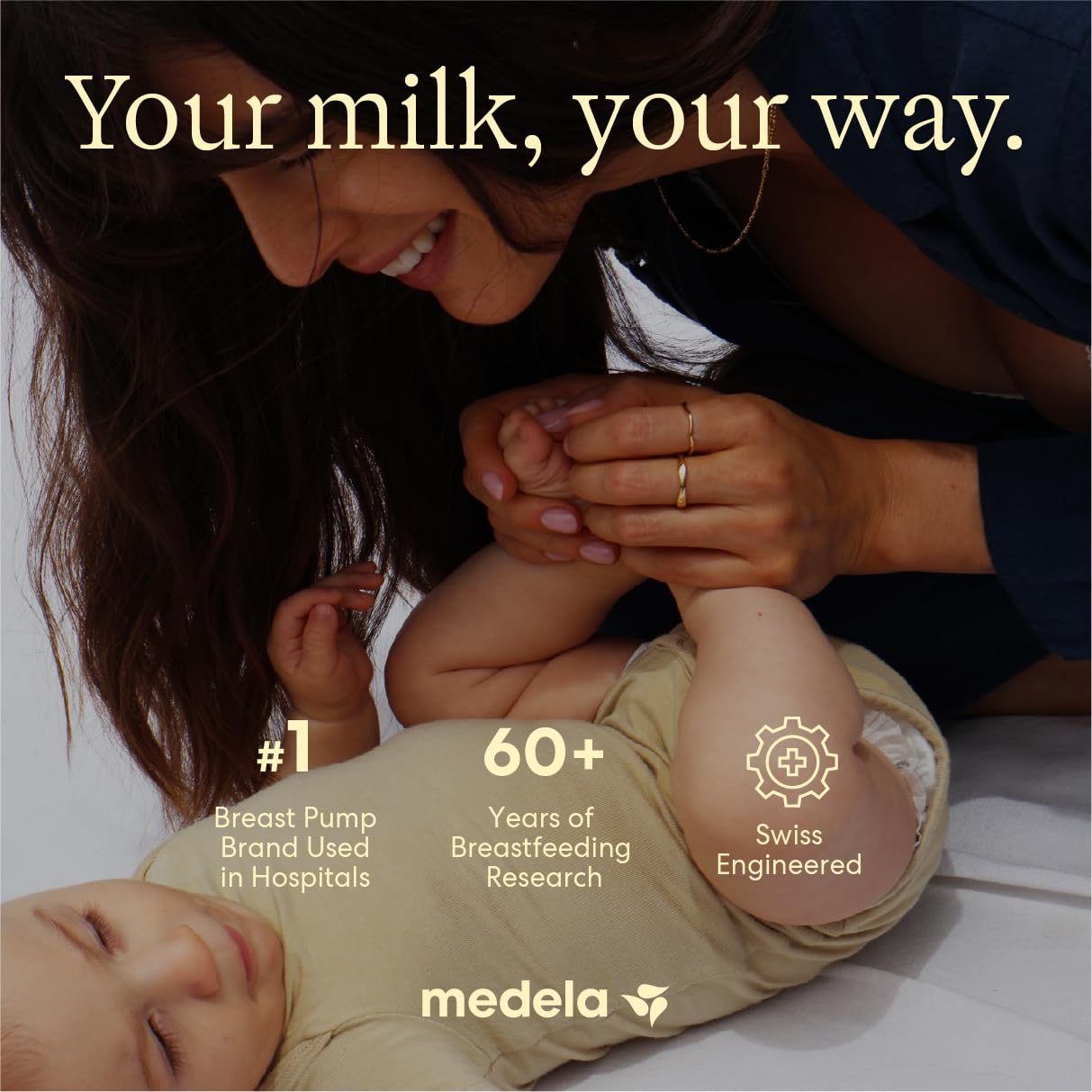 New Medela Pump in Style Pro+ - Extractor de leche manos libres, recargable, portátil, de grado hospitalario