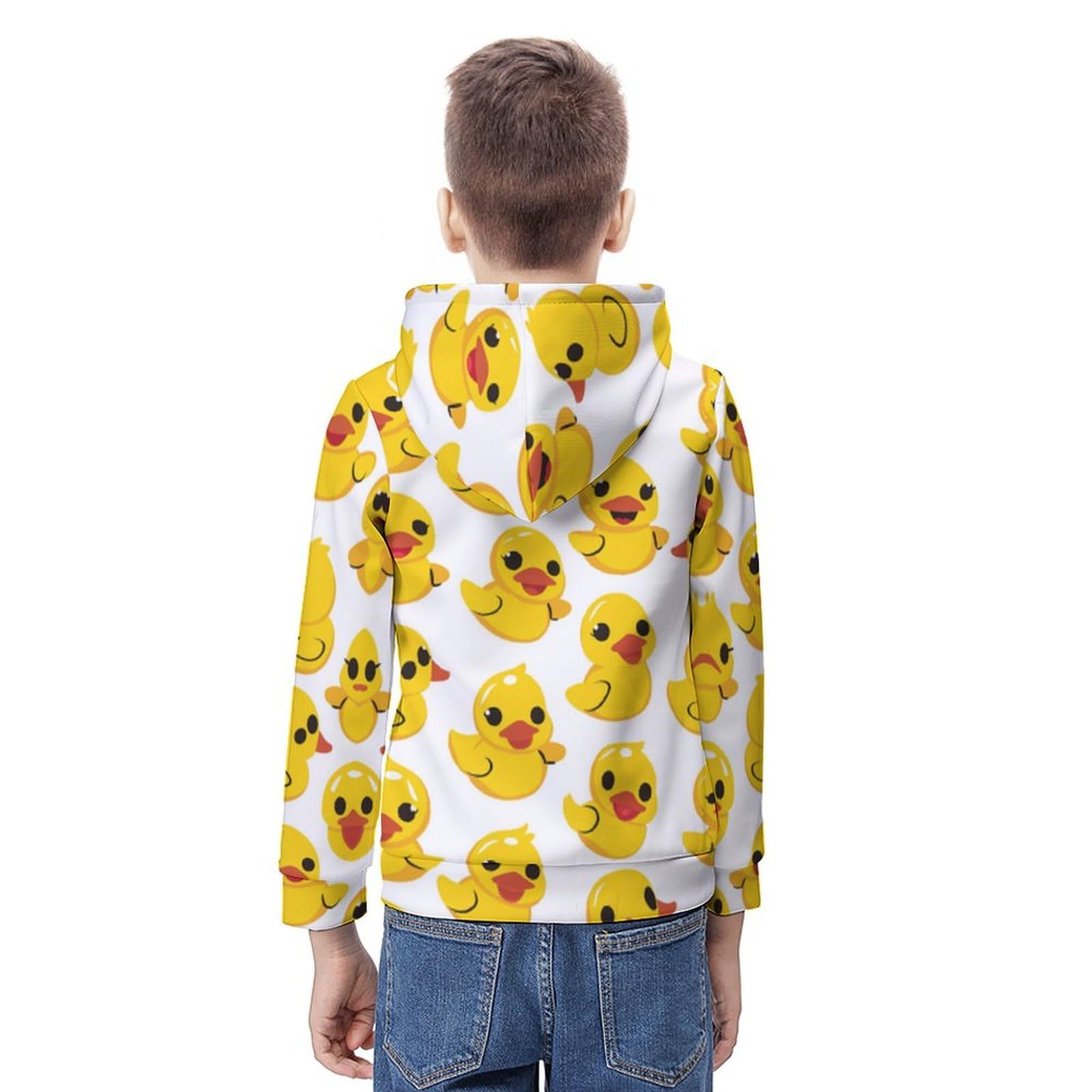 Sweat à capuche canard enfant 5-13 ans avec poches - 8