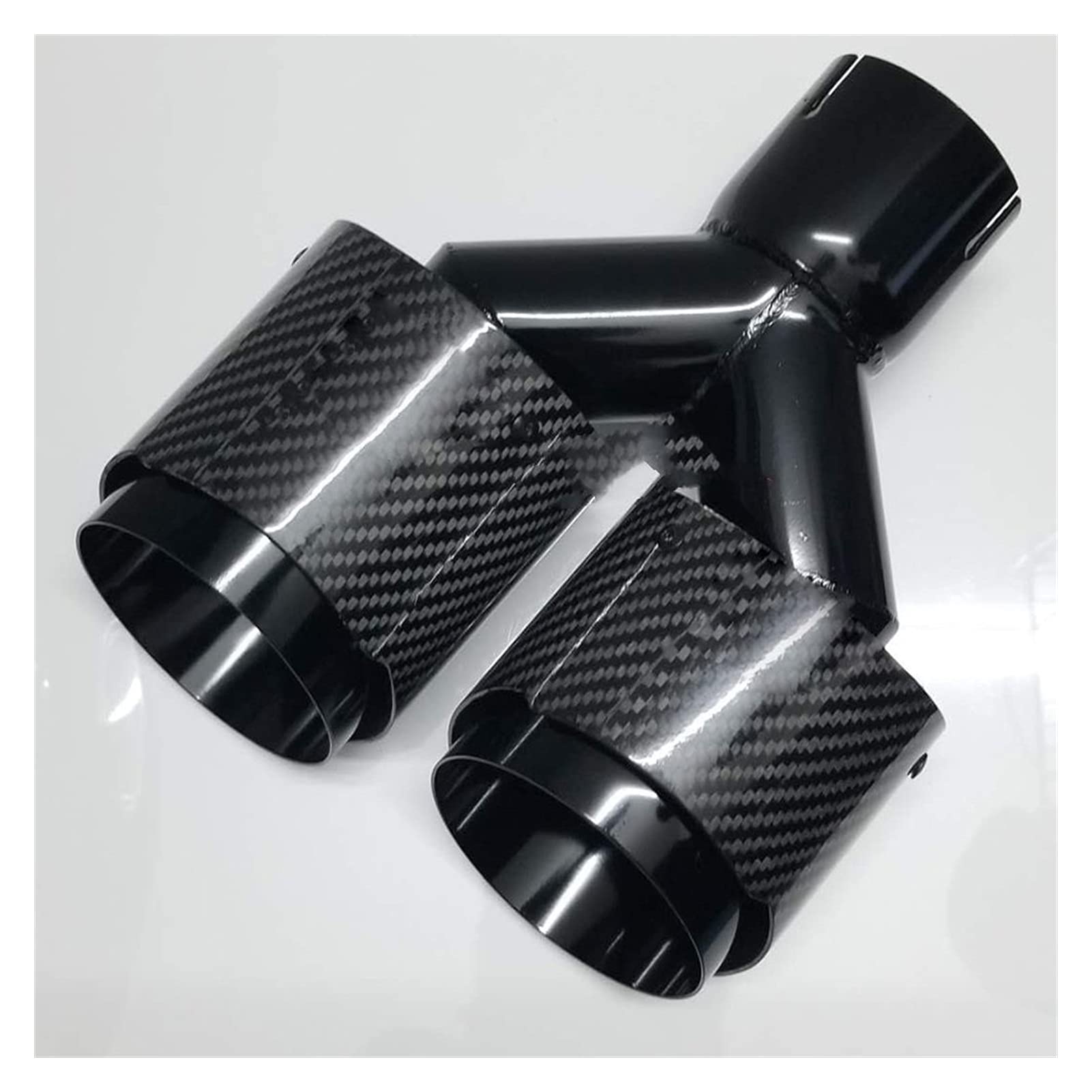 Buy HZJA Exhaust Pipe Tip The Carbon Fiber Stainless Steel Muffler Tip
