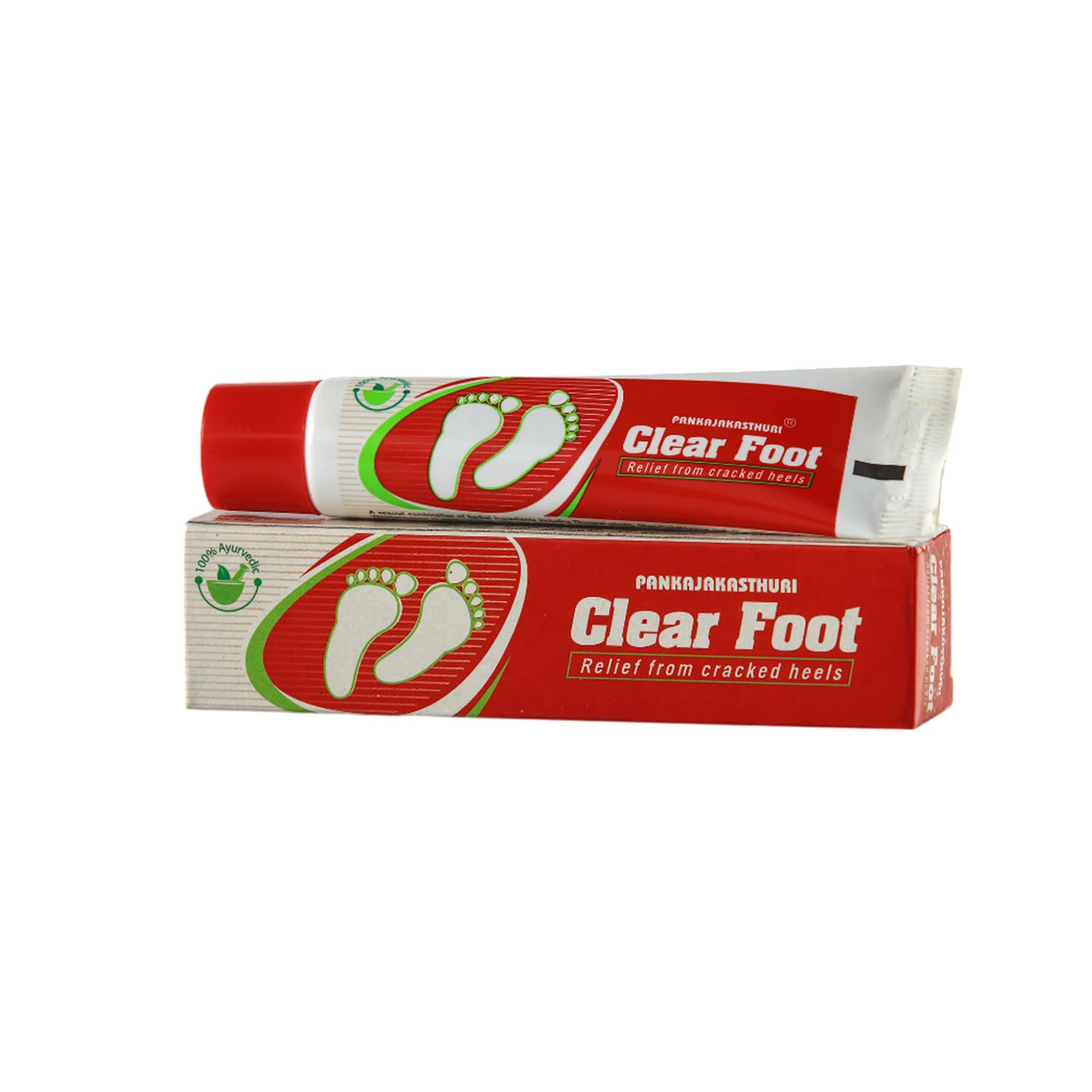 Pankajakasthuri Clear Foot Ayurvedic Ointment for Cracked Heels, Dry Skin & Heel Pain - 25g-image-22