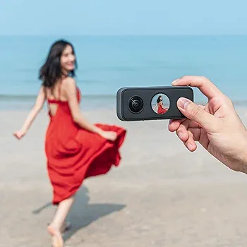 insta360 one x2 バイク撮影キット付き Insta360 ONE X2] Review! A girl on a motorcycle takes a