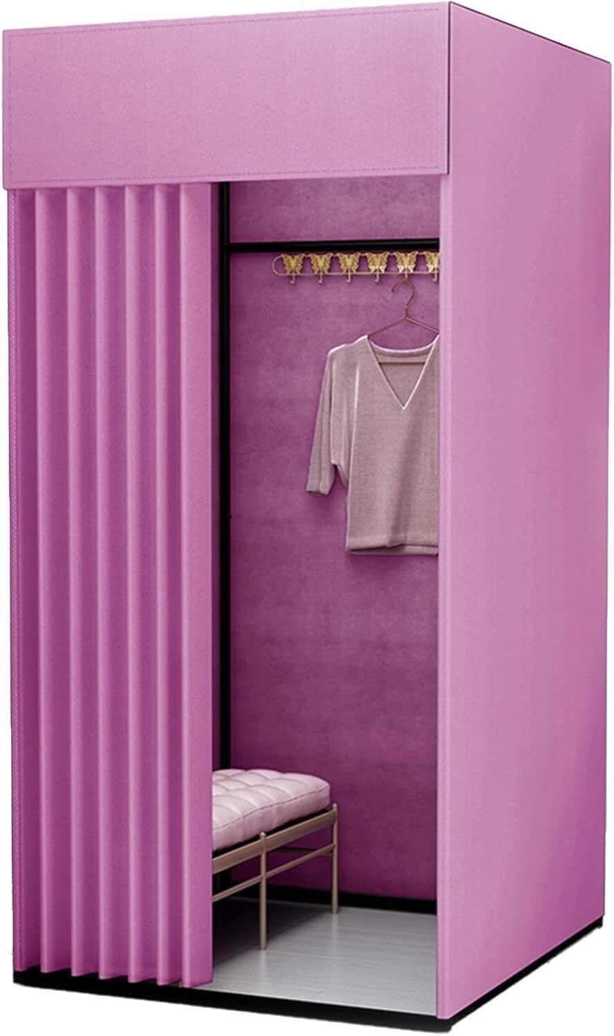 Cabine d'essayage en lin pour centre commercial et bureau modulable