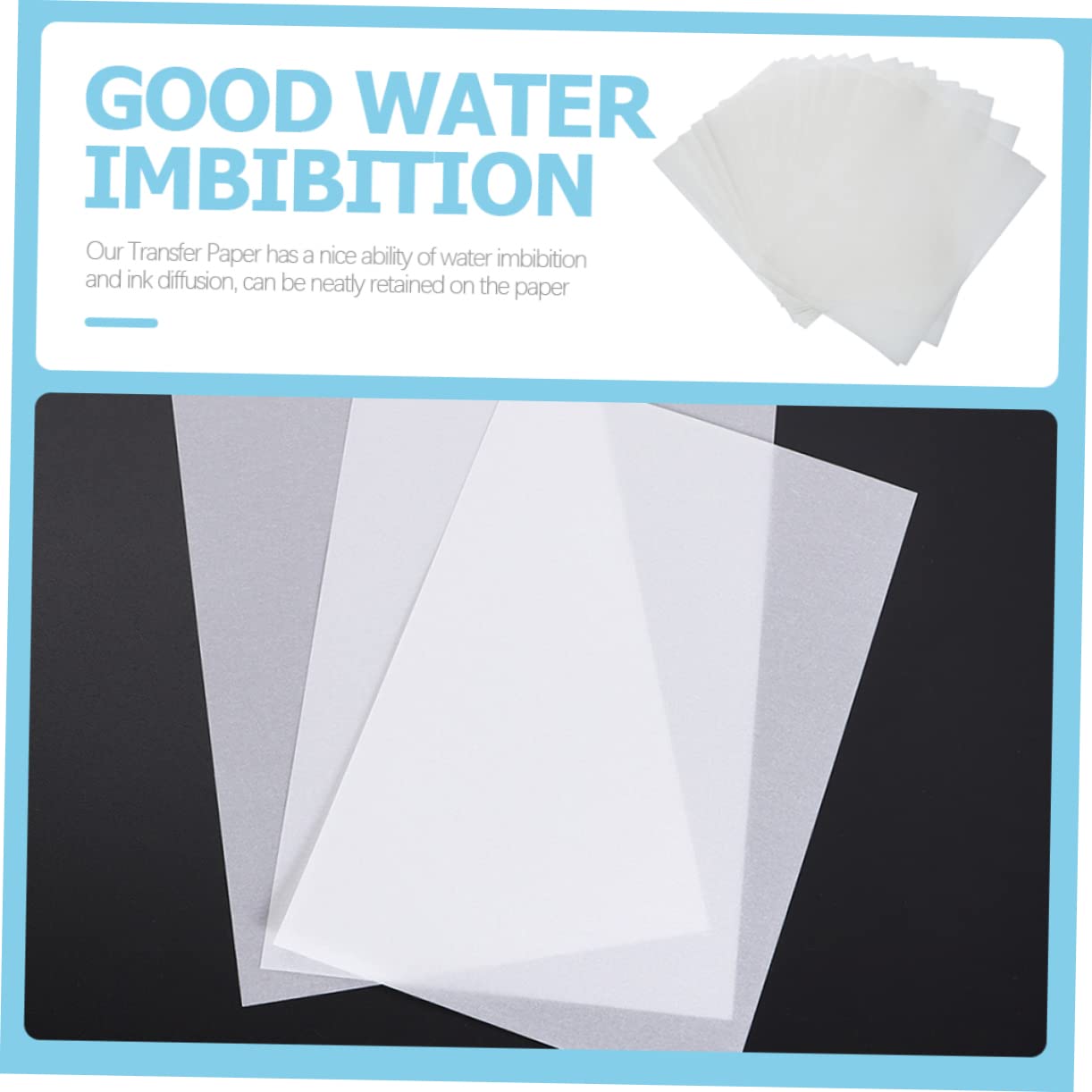 Papel Translúcido de Calco A5 73g, 300 Hojas para Escribir y Dibujar