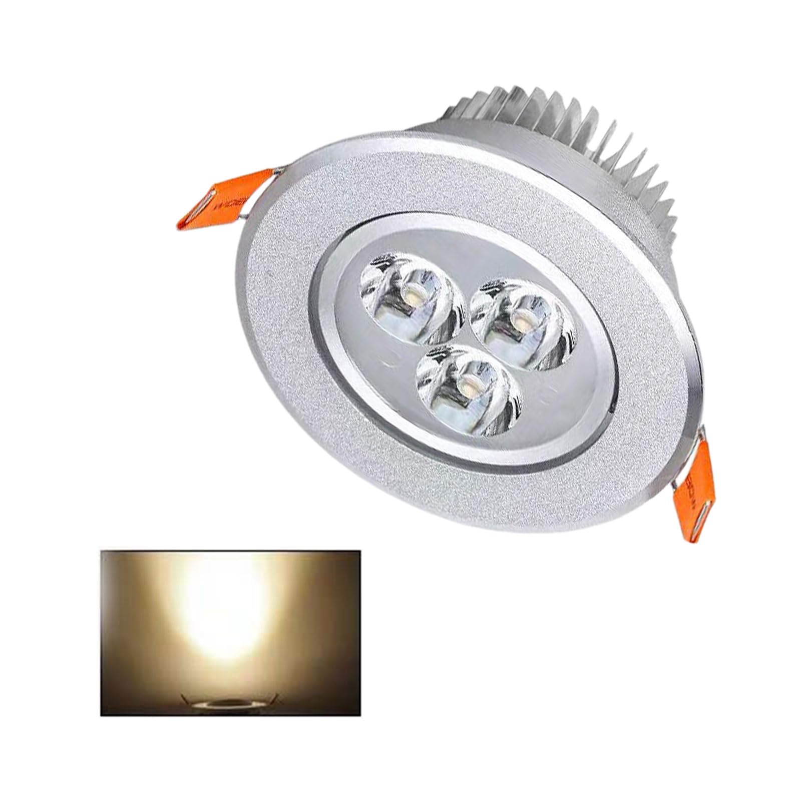 OSNIYAW Recessed Ceiling Lights Replacement 3W Spotlights Round Ceiling Spots Light for Indoor Light Spotlights