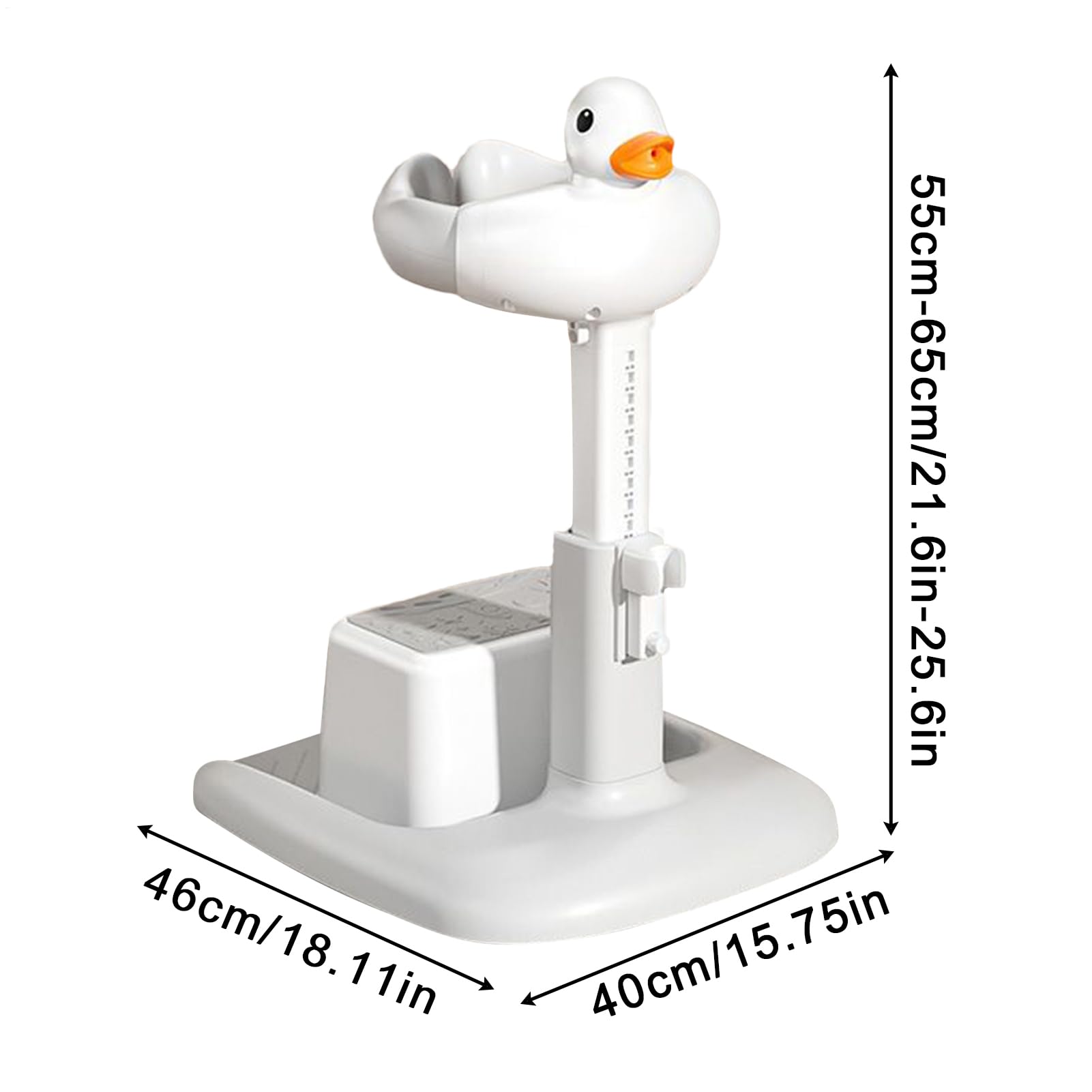 Baño de Pie para Bebés Soporte Para Bañera | Altura Ajustable Portátil Para Baño Sentado De Pie Niñas Niños Cuarto De Baño Infantil