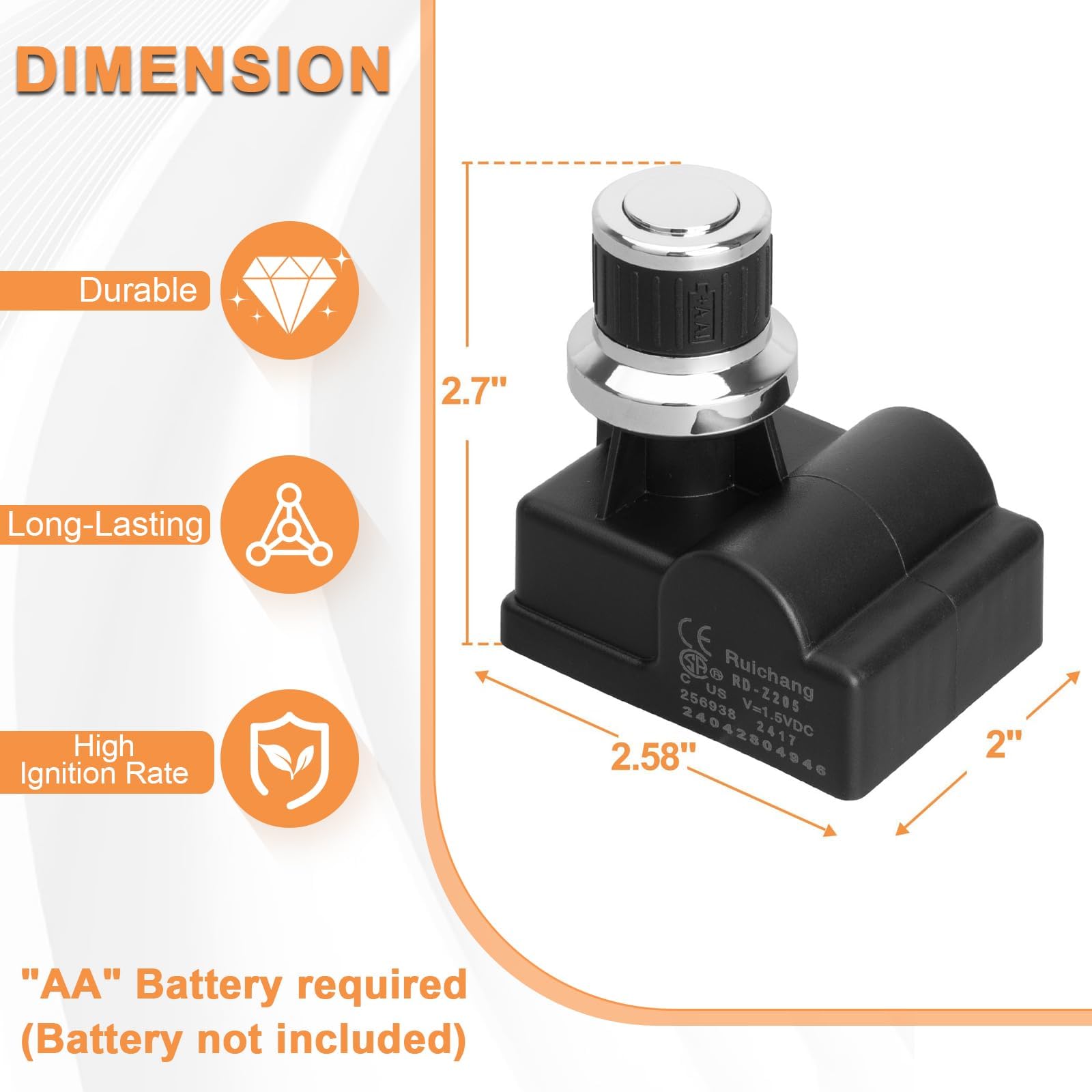 Amazon.com : DHL-128-5Q Pulse Igniter for Nexgrill 5 Burner 720