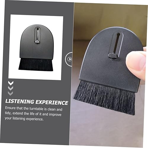 Miniatura 3 de Cepillo giratorio Cepillo de limpieza de vinilo Limpieza del hogar Herramientas para el hogar Plumero de cuello Limpiador de discos Limpiador de