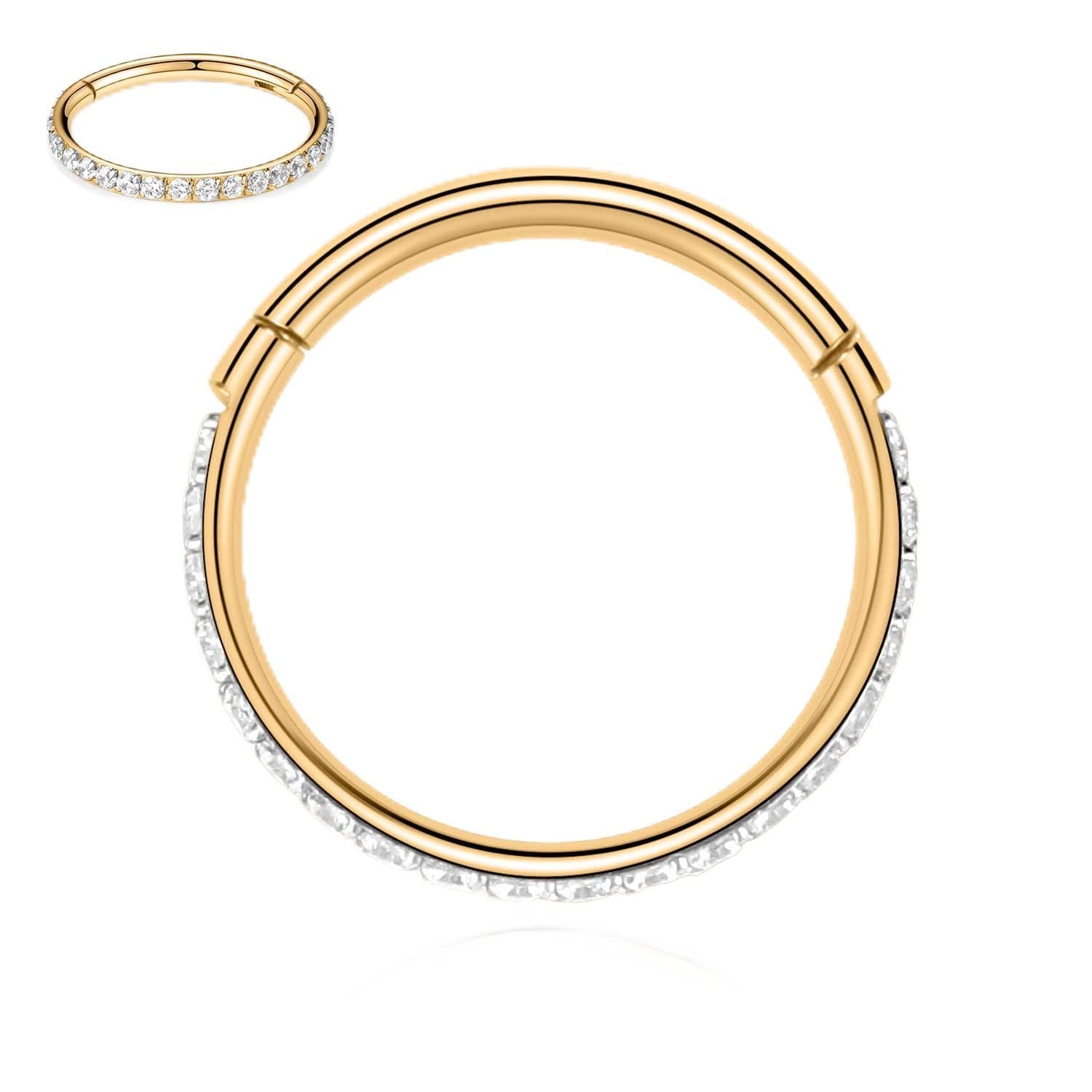 20G 18G 16G 12G Nose Ring Hoop Conch Rook Daith Helix Tragus Piercing Jewelry 316L Surgical Steel Cartilage Earring Conch Hoop Earring Septum Jewelry Belly Lip Ring 5mm to 14mm