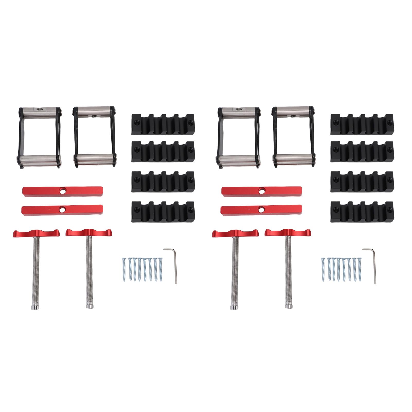 AYNEFY 4 Pinzas de Presión en 4 Direcciones Aleación de Aluminio Pinza de Esquina para Carpintería Pinza para Gabinetes Pinza para Muebles para Carpinteros con Diseño Ajustable