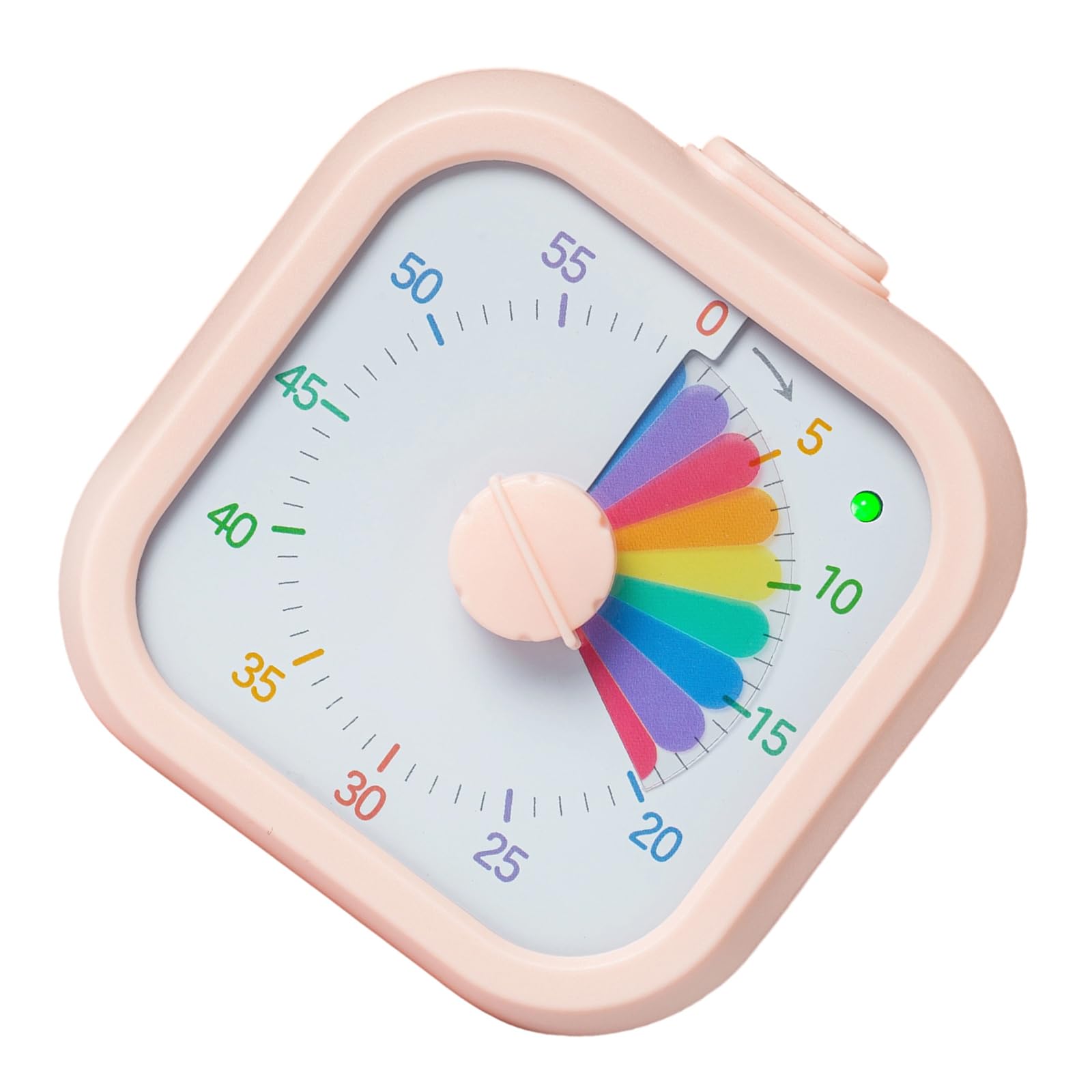 Portable Visible Learning Timer 60 Minutes Countdown Kitchen Accessories Digital Timer for Home and School Supplies Homework Clock for Student