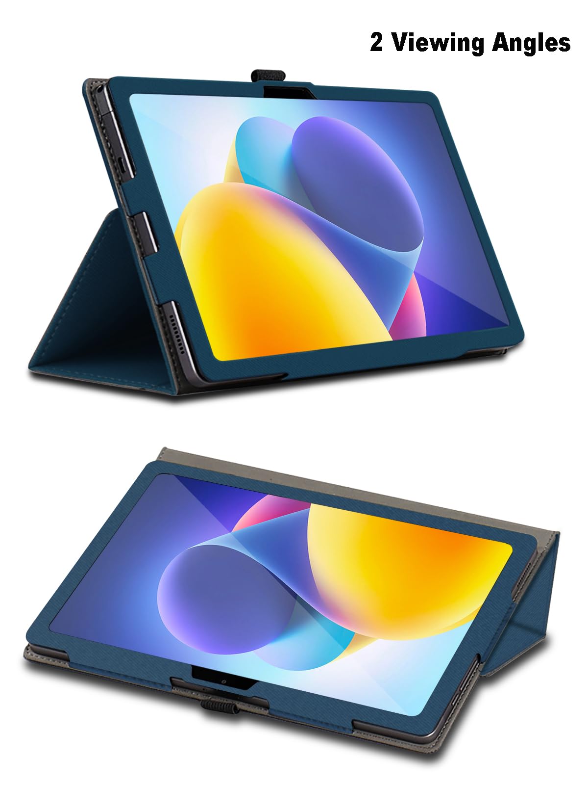 Hülle Für DOOGEE T10W Tablet | Mit Klappständer & Stifthalter | PU-Leder, Schwarz | Rundumschutz