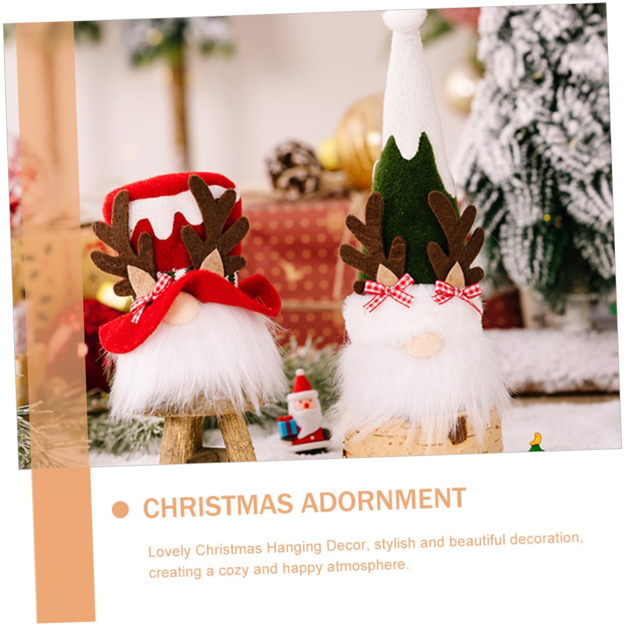 IMIKEYA 6 Stk Weihnachtsdekorationen Weihnachten Plüschzwerge Weihnachtsbaum Hängender Gnom Weihnachtszwergpuppe Christbaumschmuck Beleuchtete Zwerge Weihnachten Aufleuchten Colorful Stoff