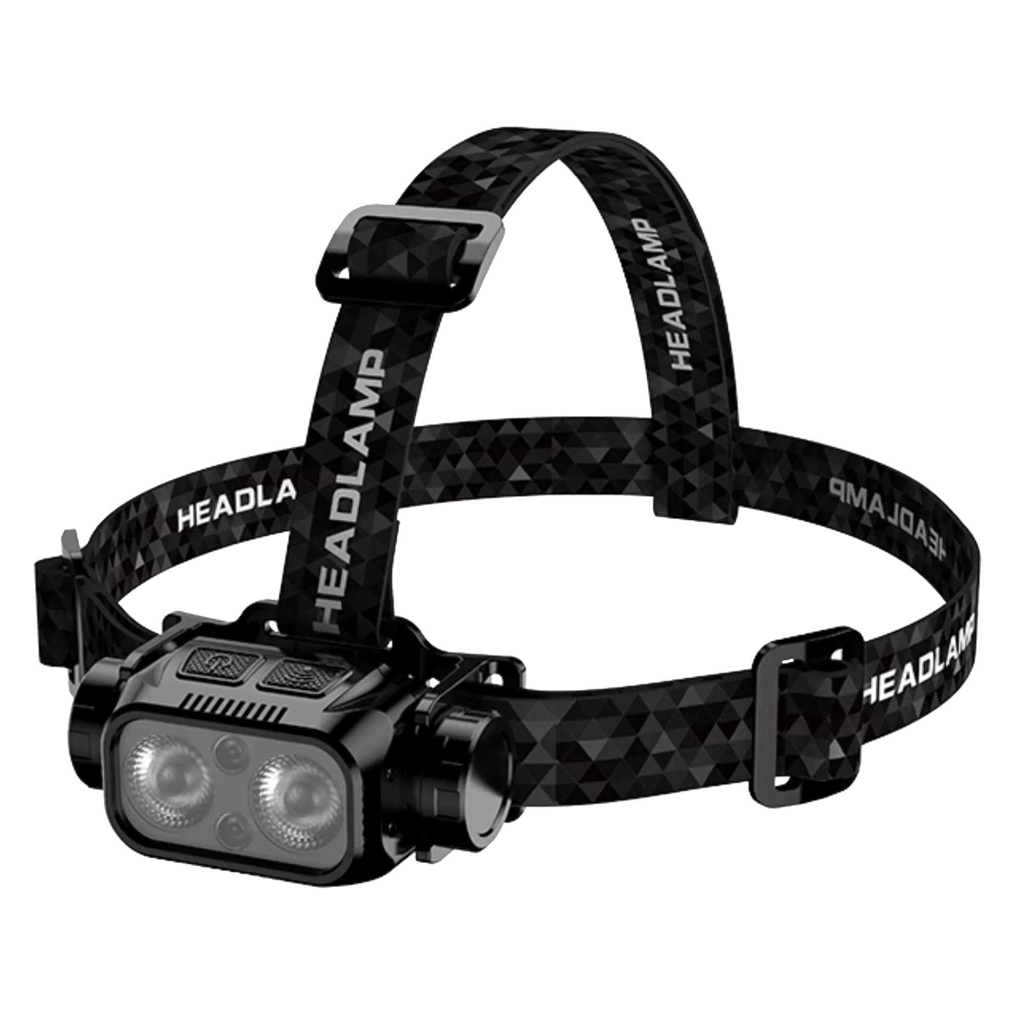 Rechargeable Headlamp, 2000LM, 10 Modes, 90° Adjustable, USB Rechargeable Zoomable Headlamp, Perfect for Outdoor Camping, Running, Cycling, Hiking, and Home Use-image-48