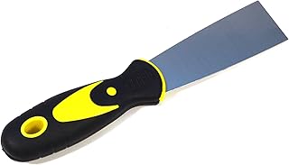 40mm Malerspachtel Edelstahl Spachtel Tapetenspachtel Stielspachtel Gipsspachtel mit Kunststoff + TPU Griff