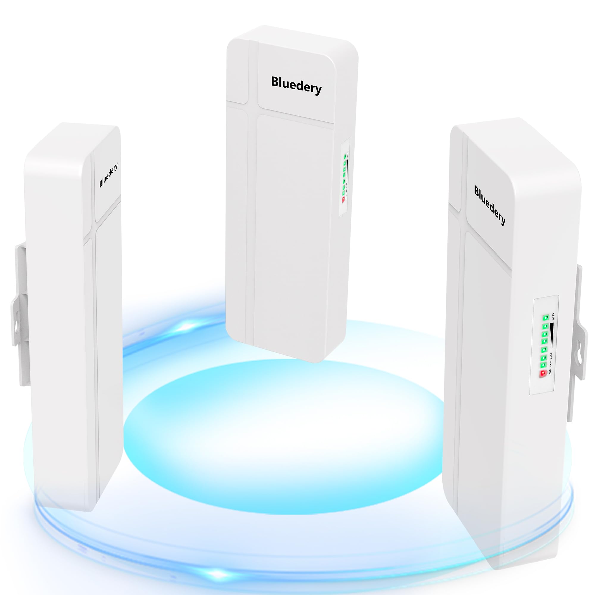 Ponte wireless punto a due punti per Internet Starlink, 3 KM Outdoor 5.8G Ponti WiFi Extender Punto di accesso CPE con antenna 16DBi 2 porta LAN 100 mbps Adattatore di alimentazione PoE 24 V