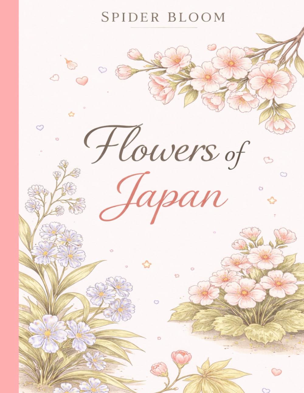 Flowers Of Japan: A Japanese Botanical Coloring Book