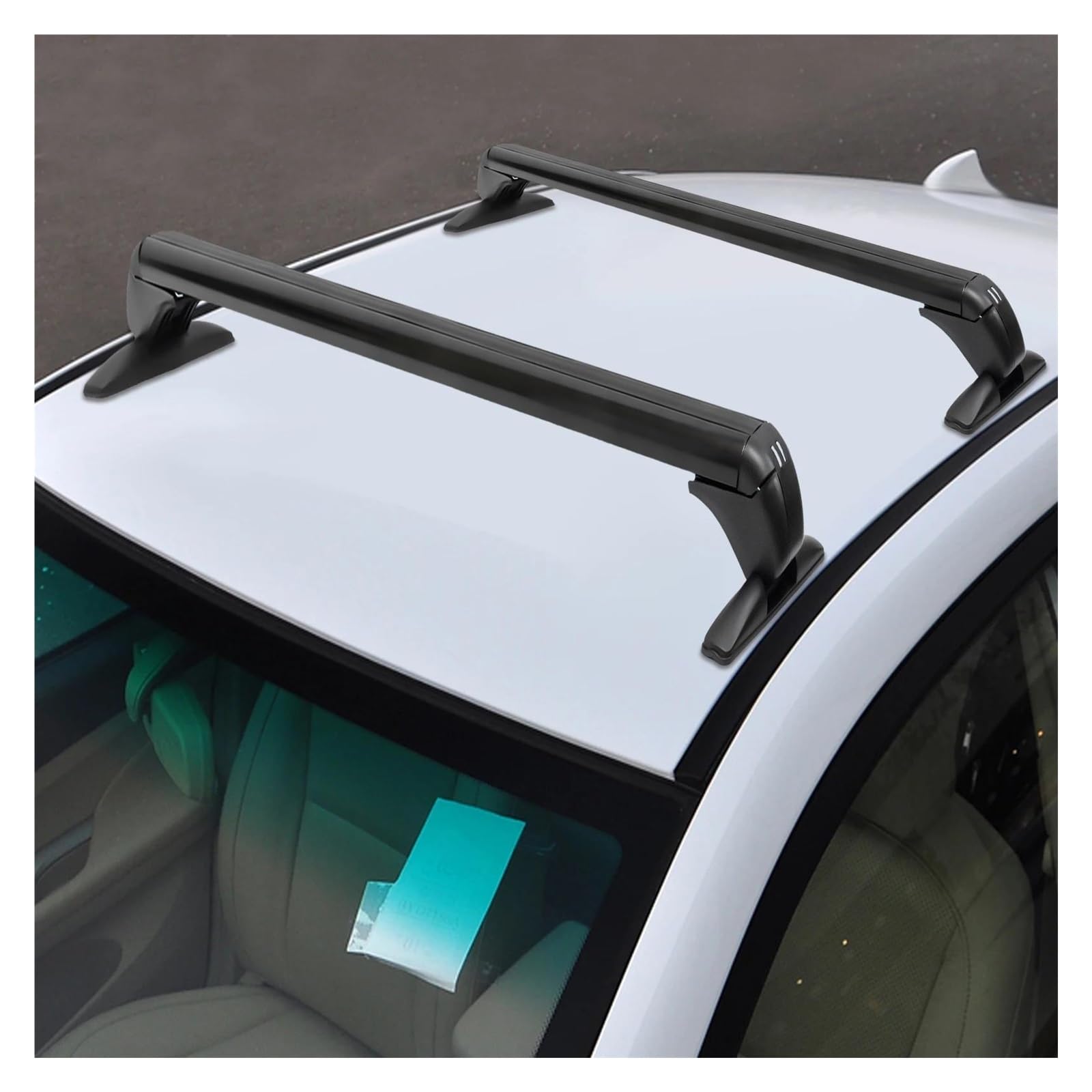 Dachträger 1 Paar Universal-Autodachträger Aus Aluminium Gepäck Mit Schloss Autostreifen Oben 1 M Aluminium-Dachträger 4- Oder 5-türige Autos Relingträger