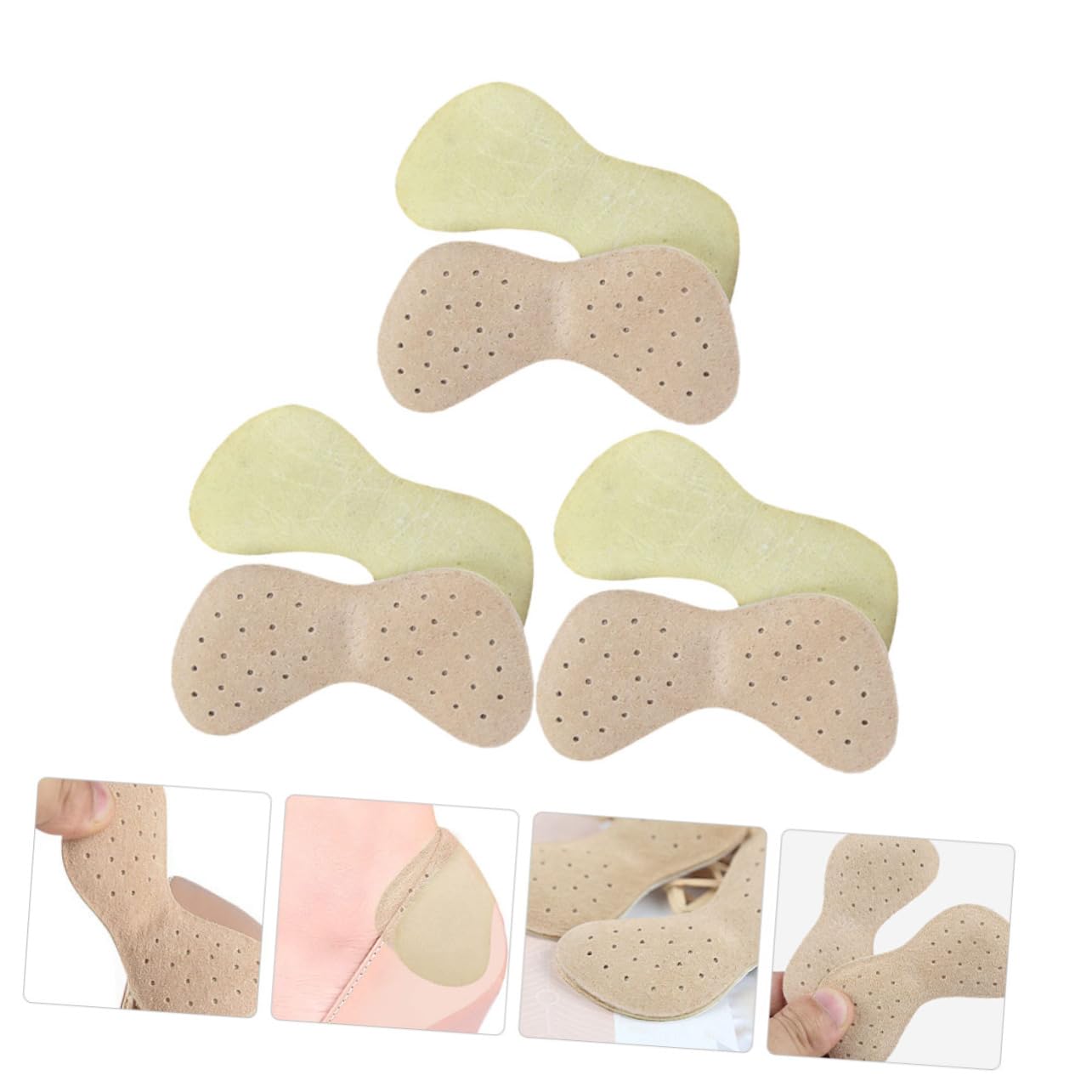 Baluue 30stücke Fersenpolster Selbstklebend Atmungsaktive Und Wasserdichte Schuheinlagen Für Blasenprävention Für Damen Und Geeignet Für Lange Tragezeiten High Heels Und