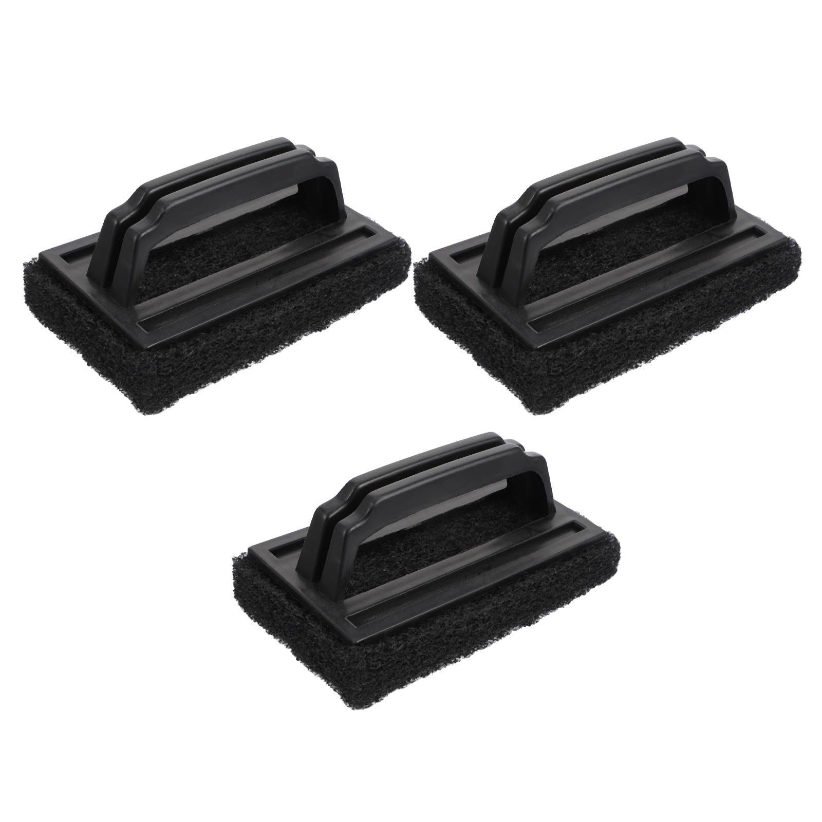 Yardwe Lot de 3 brosses de Nettoyage pour Barbecue - Poignée Ergonomique - Nettoyage Efficace pour Barbecue à gaz et Cuisine - Idéal pour la saleté et la Rouille