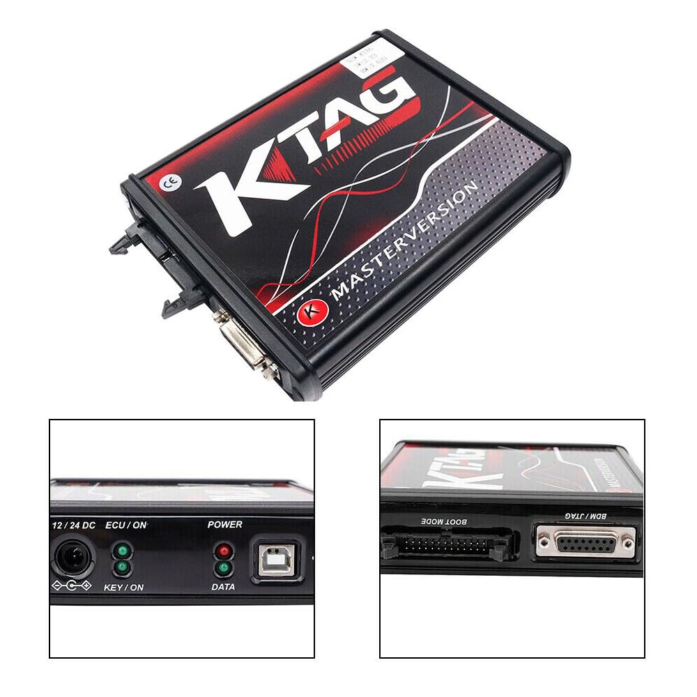 Coche para Kess V2 V5.017 ECU Tuning Full Kit and KTAG V7.020 V2.25 Red PCB European Edition