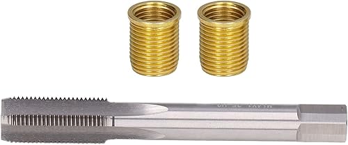 Miniatura 9 de Herramienta de reparación de bujías, juego de roscas de metal de acero de alta velocidad para reparación de motores automotrices, accesorios de