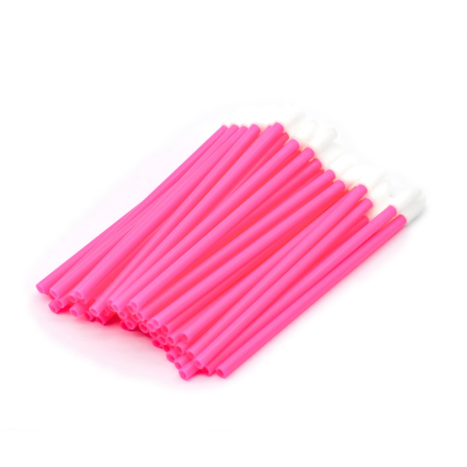 monouso Pennelli per labbra, 200 pezzi di applicatori per labbra, pennello applicatore per rossetto pennello per lucidalabbra e correttore strumenti di trucco per labbra e occhi (Rosso Rosa)