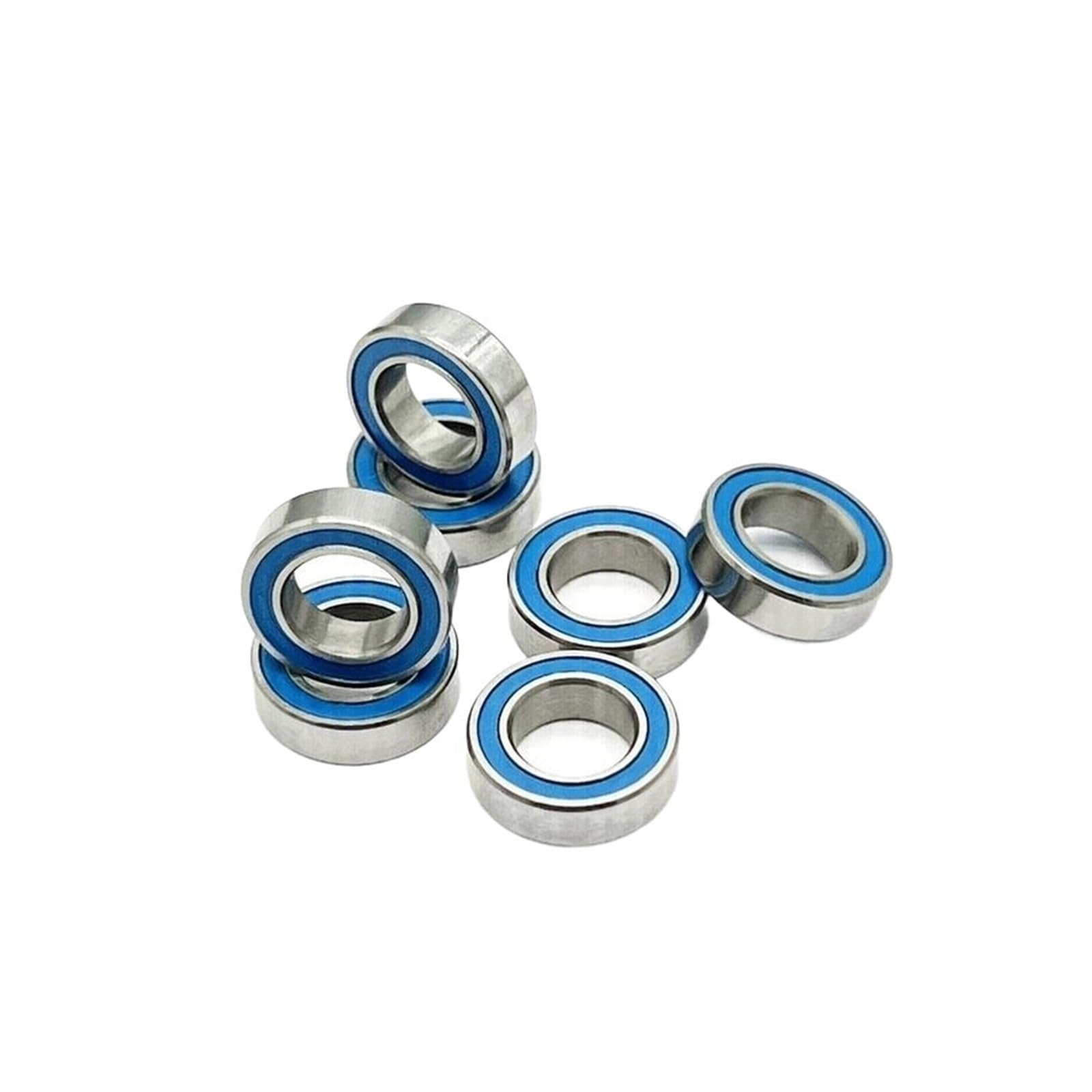 Roulement à billes à gorge profonde en acier 6804-2RS 6804 RS 20 x 32 x 7 mm 20 x 32 x 7 mm, double joint en caoutchouc bleu