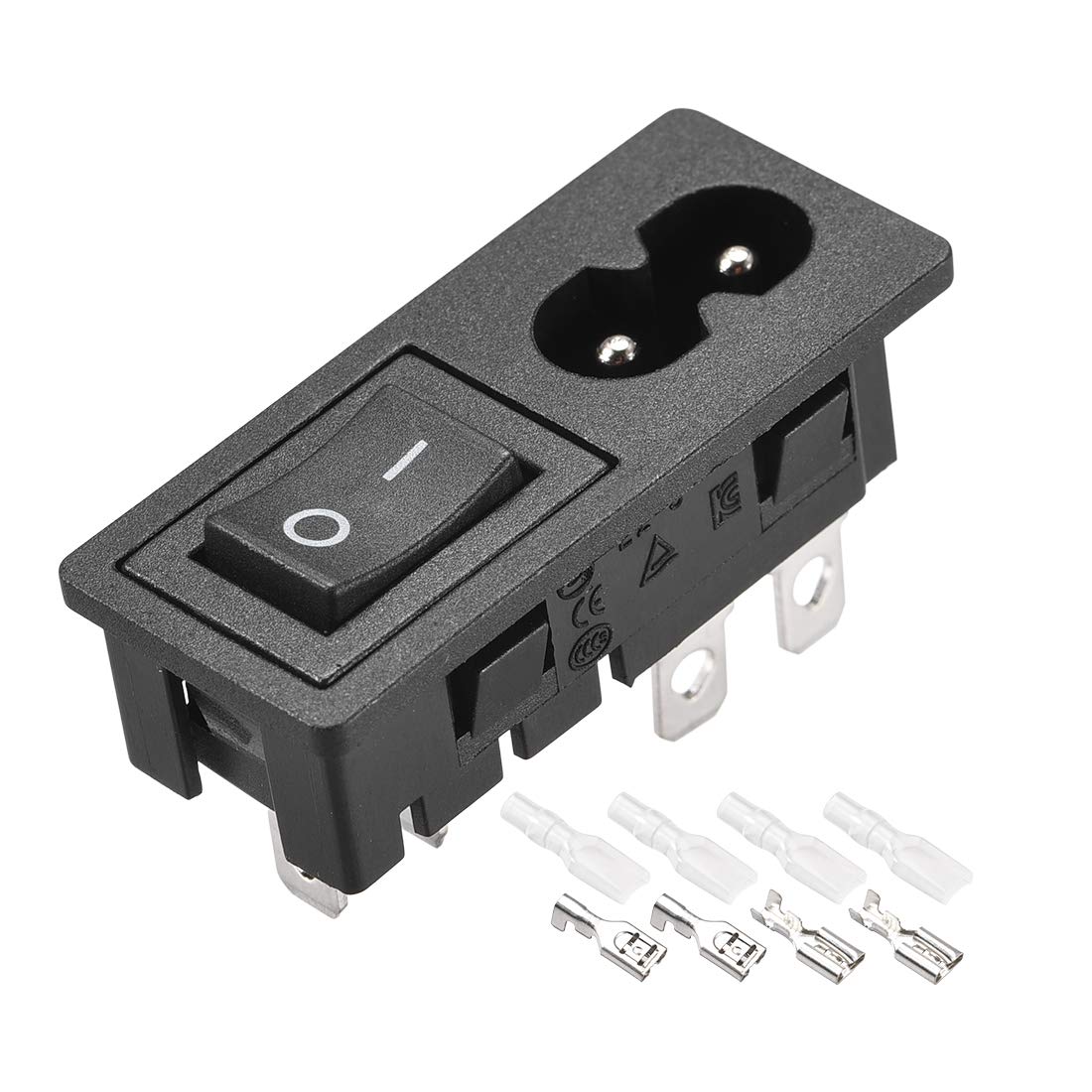 ACプラグ 9inchぐらい Amazon.co.jp: uxcell C8-8パネルマウントプラグアダプター AC 250V