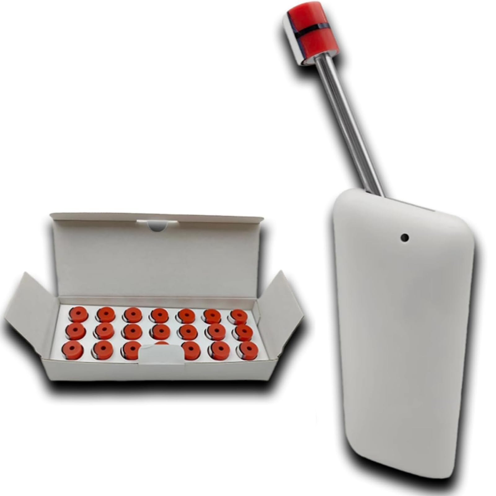 Sharp Edge Tester, Sharp Edge Product Testing Tool with 21 Test Heads, Removable and Replaceable Test Head, Used To Detect Whether There Are Sharp Edges for Toys, Household Appliances, Metal Edge