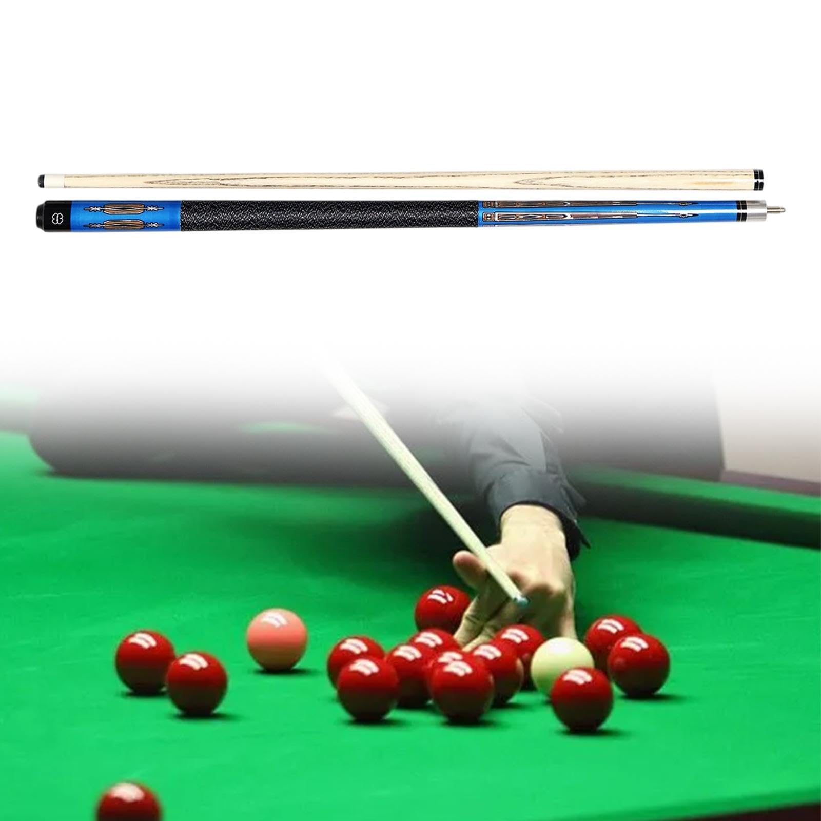 Amazon | RNXRZANK 57インチビリヤードキュー2セクションプールキュー