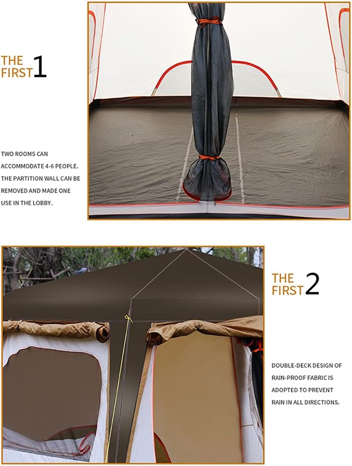 5-8人用 テント ポップアップ アウトドア キャンプ 投げるだけで簡単