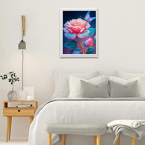 Miniatura 5 de KUIZHEN Kits de pintura de diamantes 5D, arte de diamantes de taladro completo, pinturas artísticas de diamantes para principiantes y adultos,