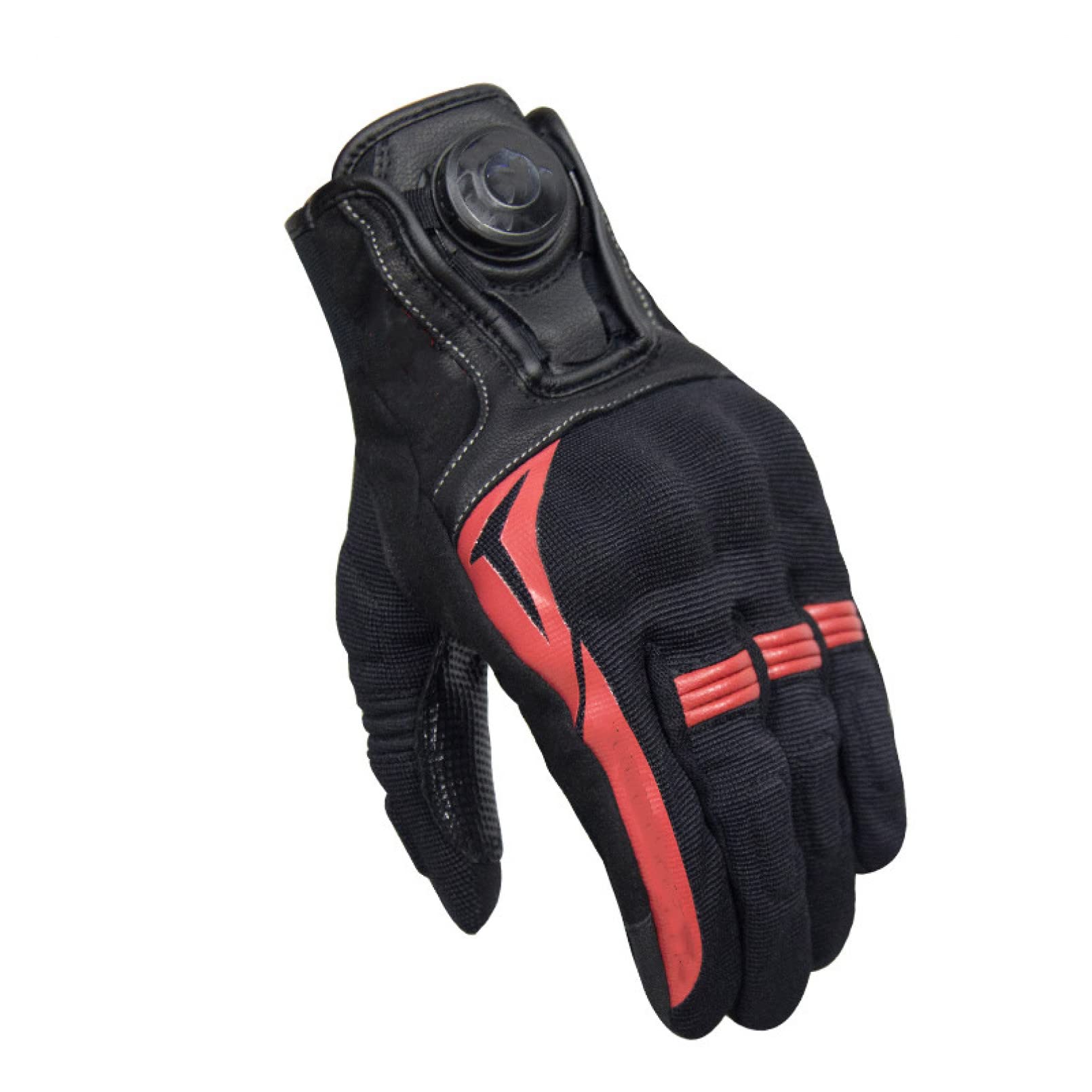 Guanti da motociclettaGuanti da equitazione estivi per buchi d'aria maschili Touch Screen pulsante rotativo Rider Guanti protettivi femminili