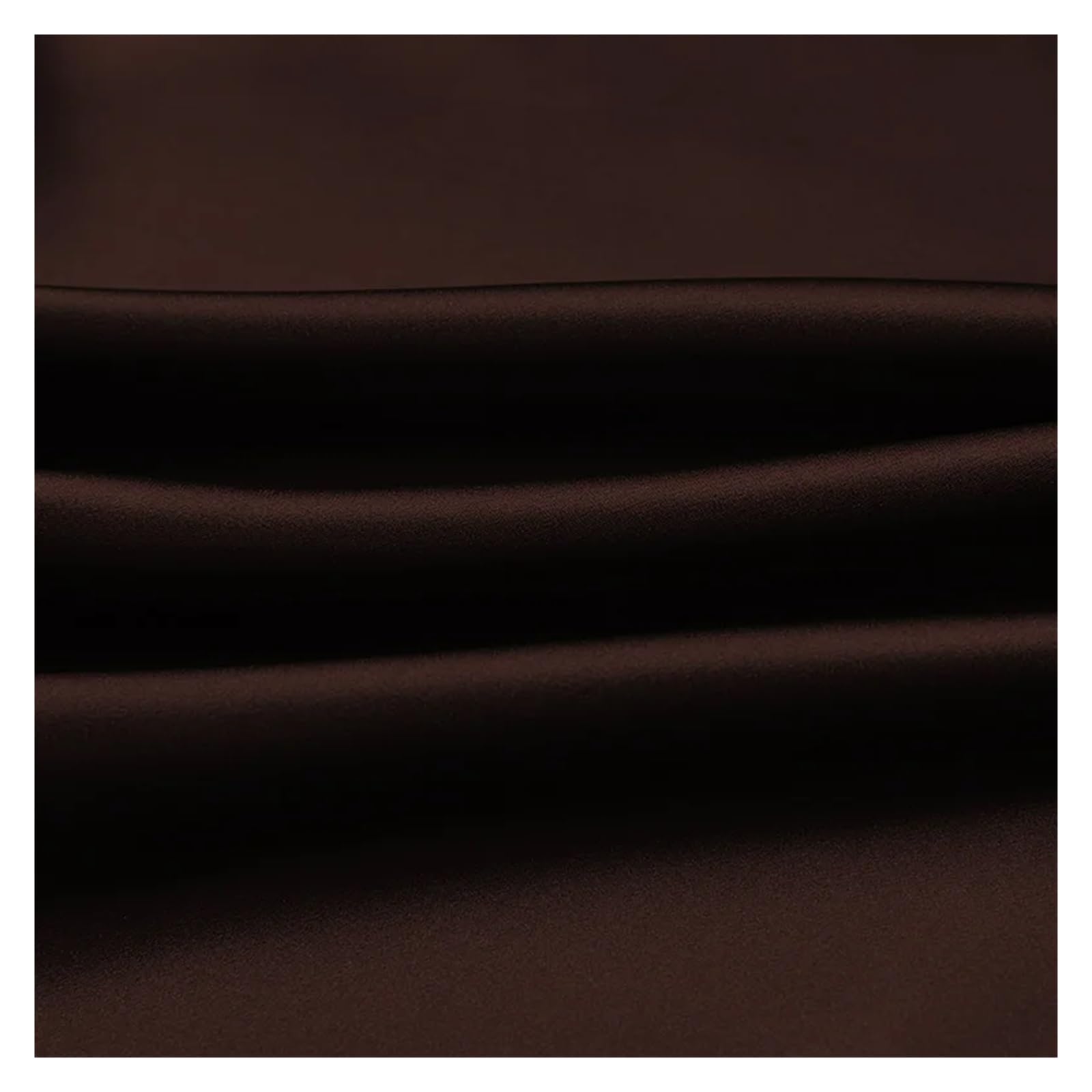 Tela de Raso Satin Tela for ropa de cama, seda natural de lujo, charmeuse morera, 16, 19, 22 y 30 m/m, 6A, color marrón liso(19mm)
