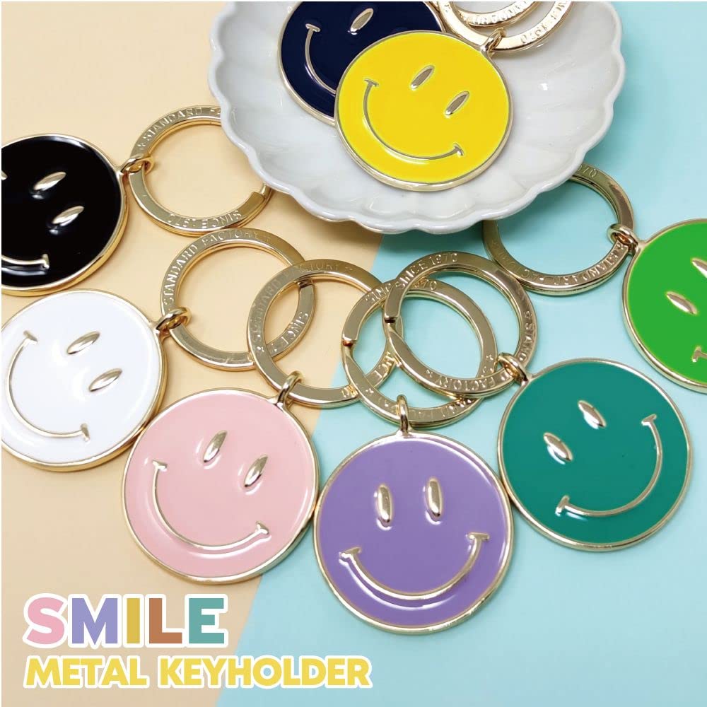 Smile キーホルダー Amazon.co.jp: [Standard Factory] スマイル キーホルダー
