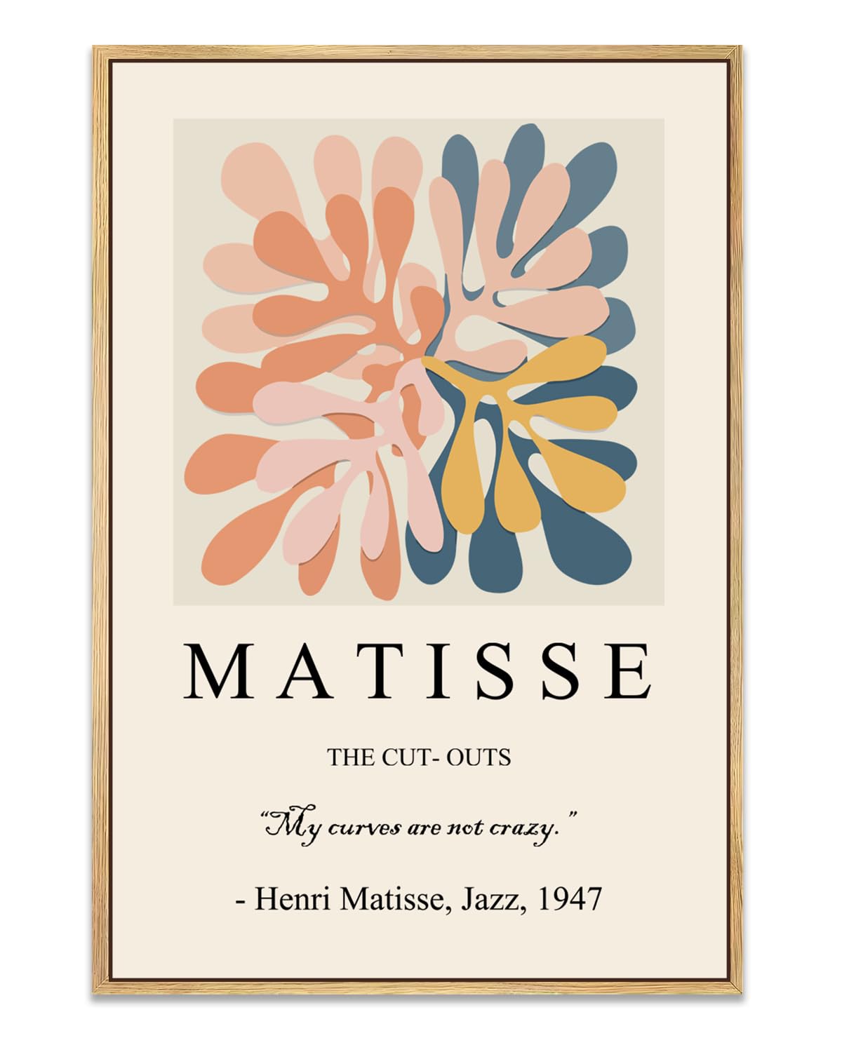 Zzuyi Henri Matisse Framed Wall Art
