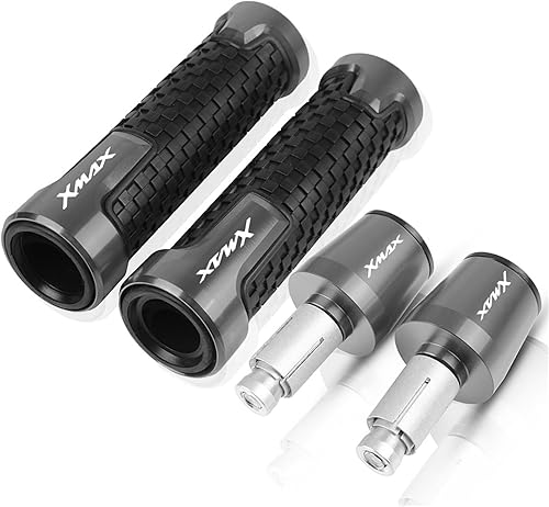Miniatura 8 de Accesorios de motocicleta 78 "0.866 in manillar mano agarres manillar extremos tapa enchufe para Y&AMAHA Xmax 125 250 300 400 X MAX 2017 2018