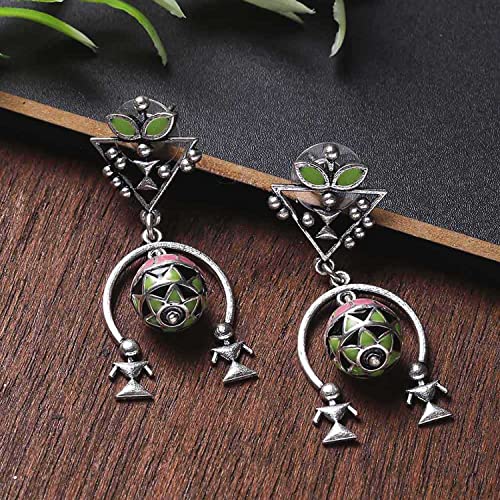 Adorned Spin Lightly Layered Earrings, Elegant