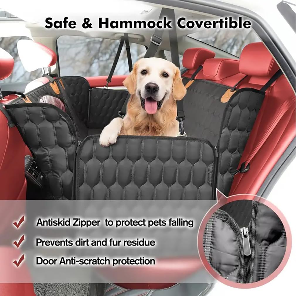 Telo Auto per Cani per Toyota Yaris GR (2020+) | Coprisedile Auto per Cani Impermeabile, antigraffio, antiscivolo, Trasportino per Cani Auto, Telo Macchina per Cani