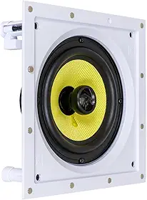 Caixa Acústica de Embutir JBL CI6S Plus Arandela Quadrada 160W
