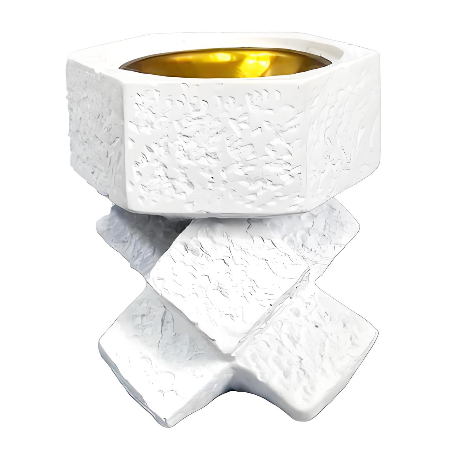 Decorative Resin Incenses Diffuser with Artistic Crosses Shape Incenses Burners Ideal for Home Create Calm Atmospheres Burners