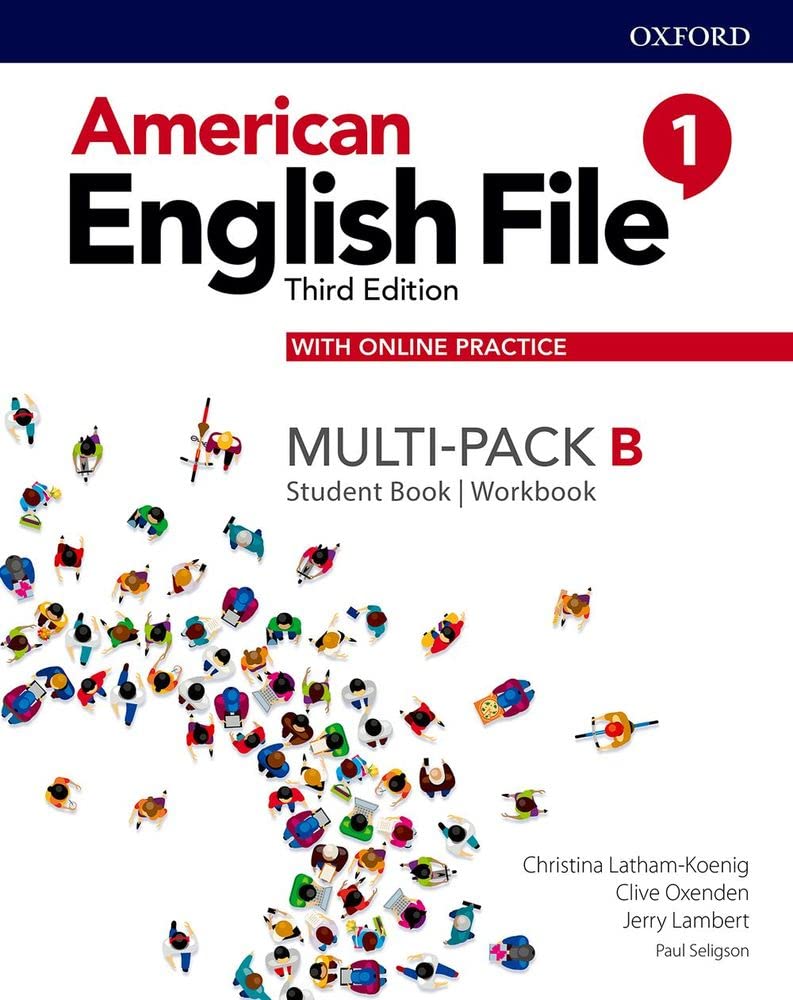American English File: Level 1: Student Book/Workbook Multi-Pack B with Online Practice Product Bundle – Import, 5 September 2019