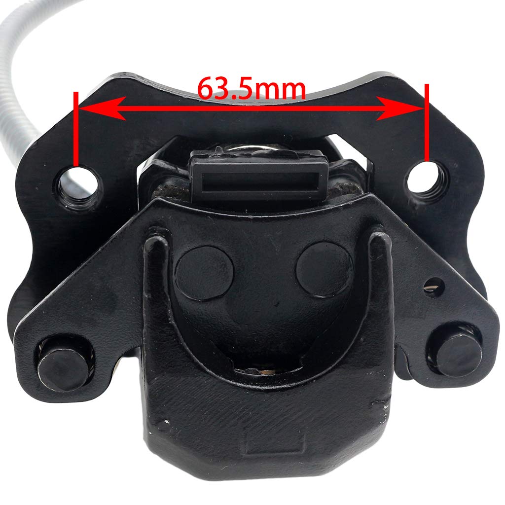 CNCMOTOK Rear Brake Master Cylinder Caliper Assembly for 50cc 70cc 90cc 110cc 125cc Chinese ATV