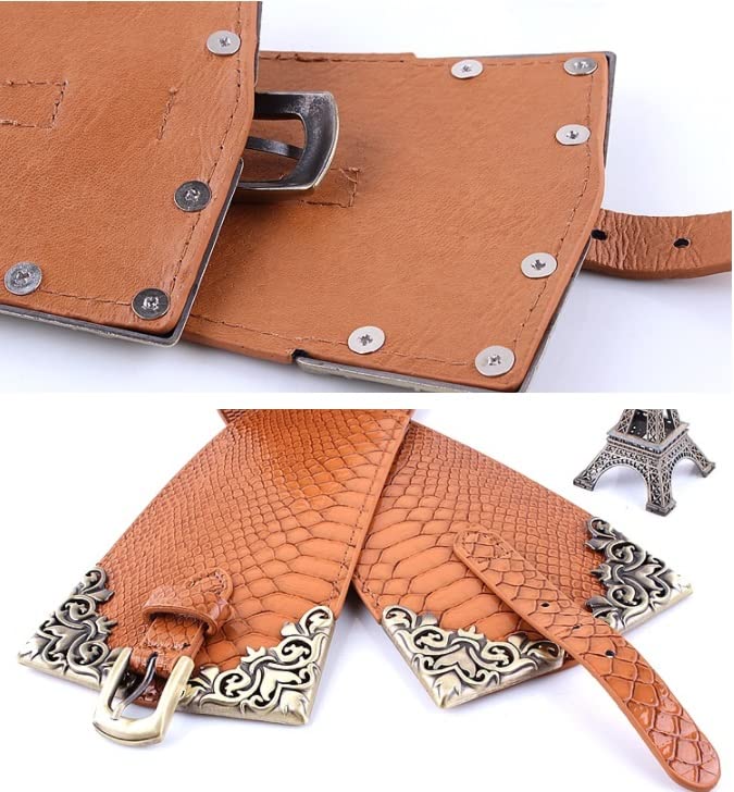 belt,belts for women, Vintage Wide Elastic Stretch Waist Belt Retro Cinch Buckle Belt Dress Belt for Women Girls3