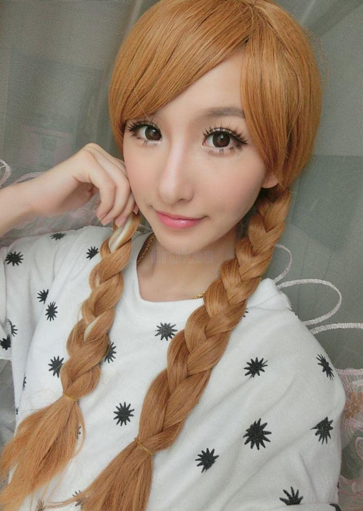Amazon.co.jp: iirukaa アナと雪の女王 アナ ウィッグ コスプレ