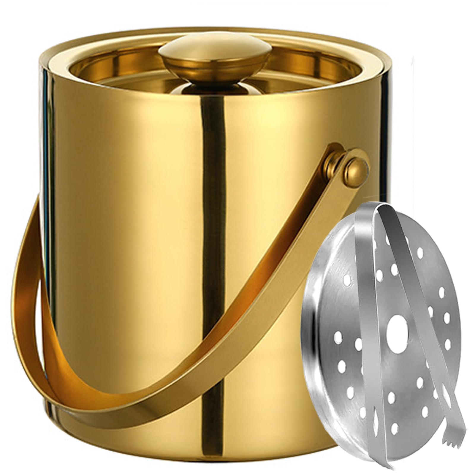 Amazon｜アイスペール 溶けない 二重構造 真空断熱 アイスバケツ 氷が