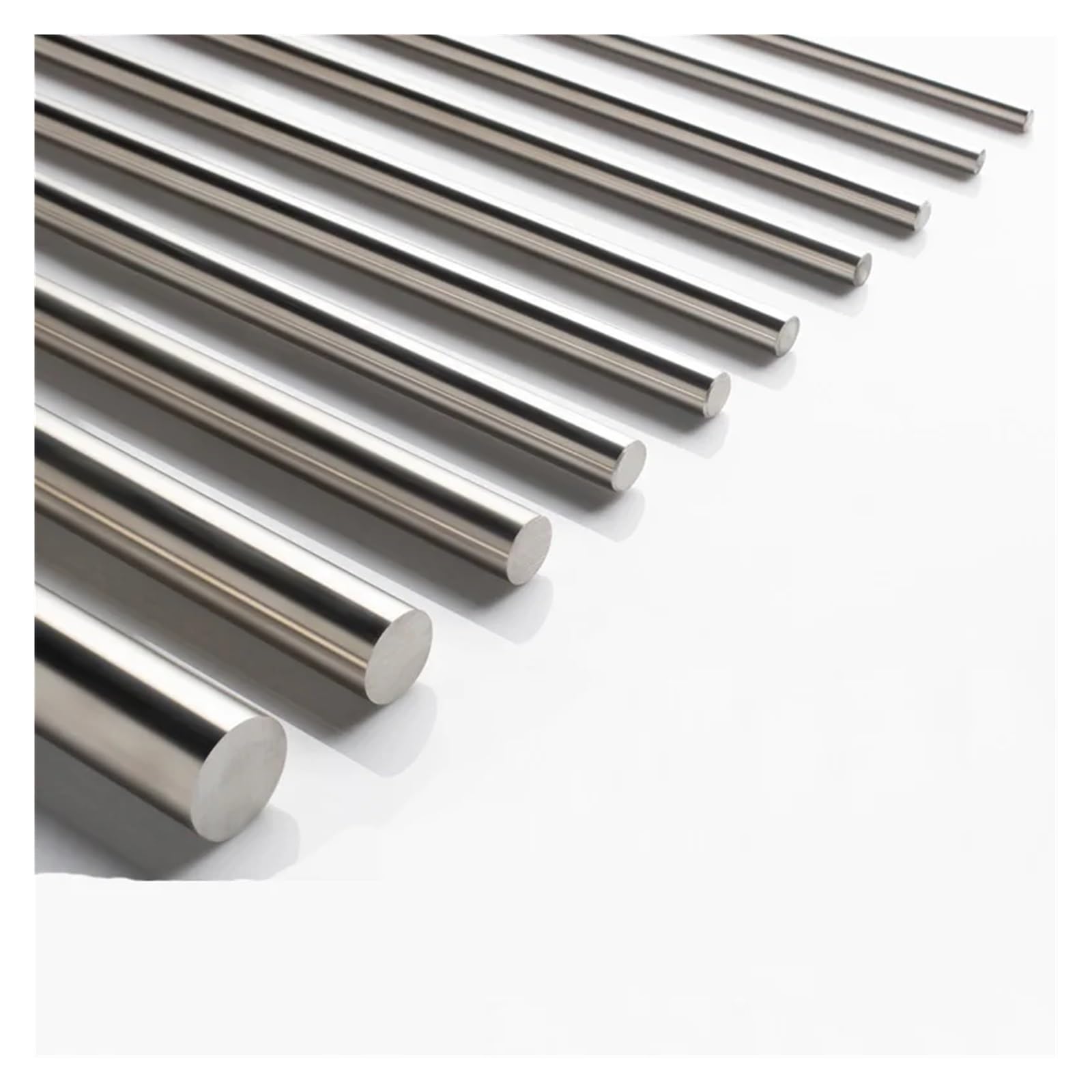 Schaft aus Edelstahl 316, 8 mm, 3 mm, 4 mm, 5 mm, 6 mm, 8 mm, 10 mm, 12 mm, metrischer Rundschaft, 500 mm lang, Schaft 8 mm (8 mm)