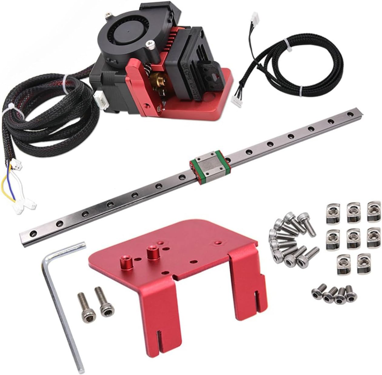 Amazon.com: 3D Printer Part X-Axis Linear Rails Extruder Direct Drive ...