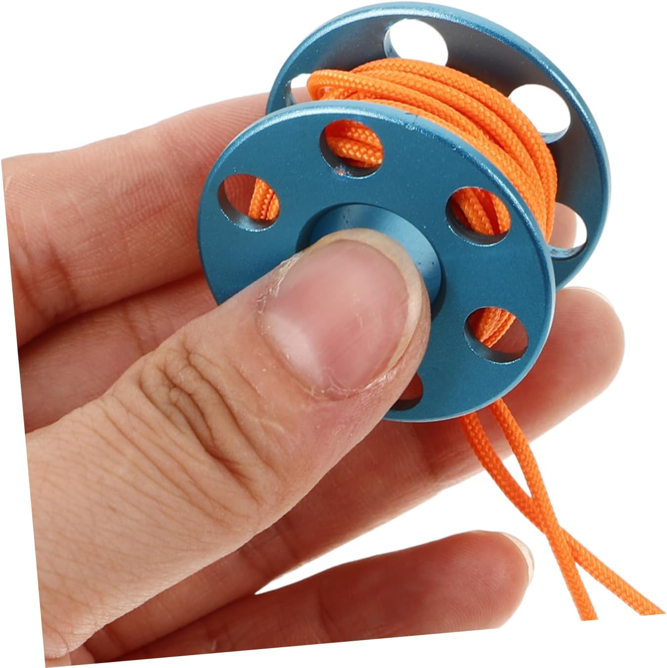 BESPORTBLE Diving Spool Finger Reel Compact Scuba Diving Tool for Position Marking and Line Securing Lightweight Accessory for Underwater Adventures